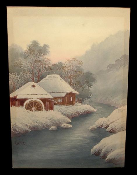 Hut in Snow
