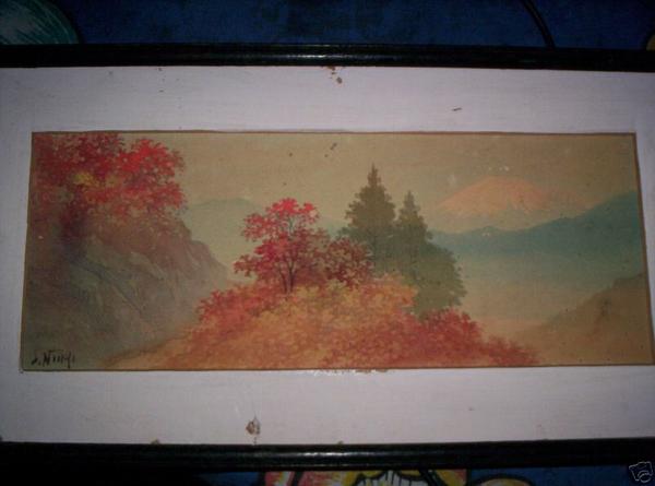 Mountain Range in Autumn
