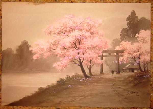 Temple Gate in Spring