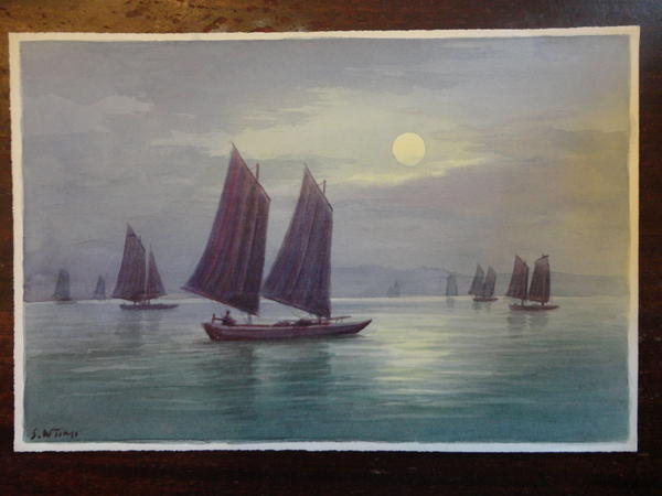 Sailboats at Sunset