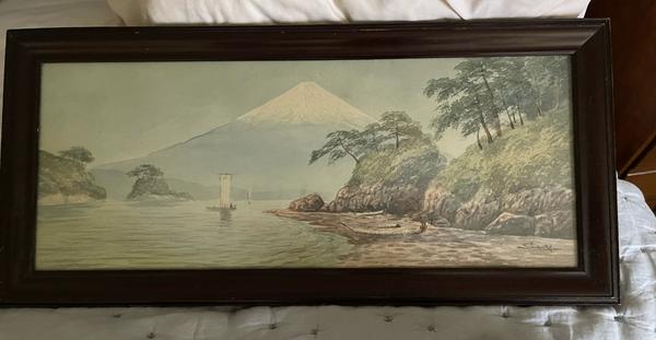 Sailboats by Mt Fuji