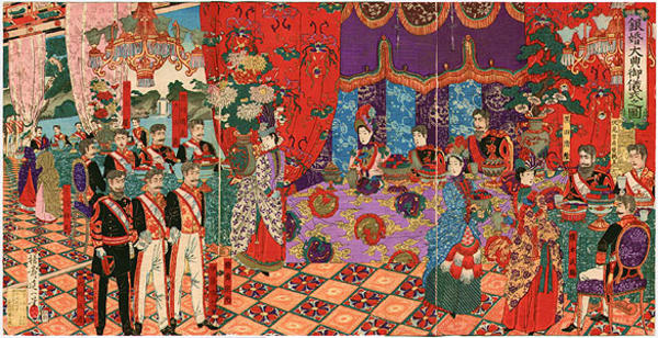 Silver Anniversary of Emperor and Empress Meiji