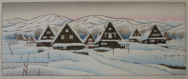 A village- snow
