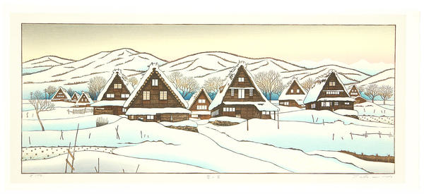 A village- snow