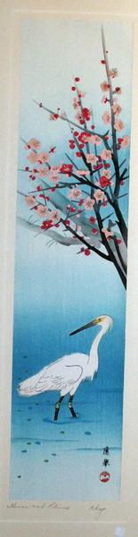 Heron and Plum Blossoms