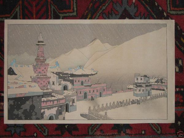 Temple at Jehol in a snowstorm