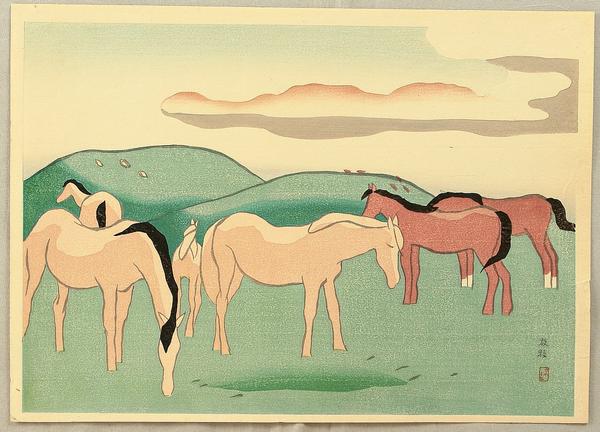 Horses in Pasture