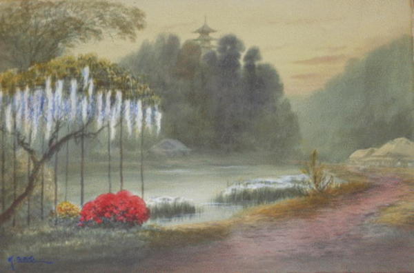 Springtime blossoms in the Royal Pagoda Gardens