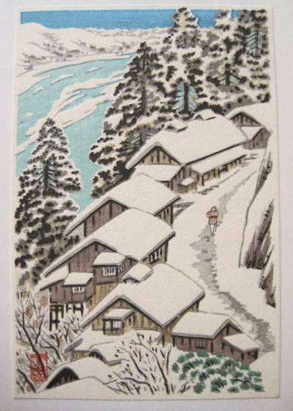 Village in Snow