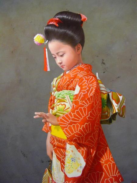 A Young Girl on November Holiday