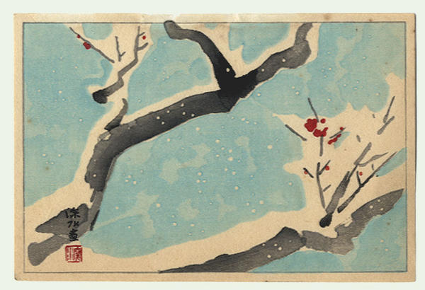 Plum in Snow