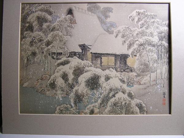 Night snow at Fushimi
