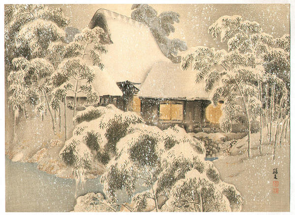 Night snow at Fushimi