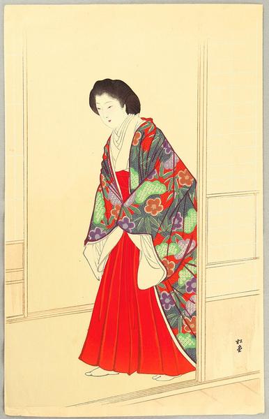 A Court Lady the Meiji Era