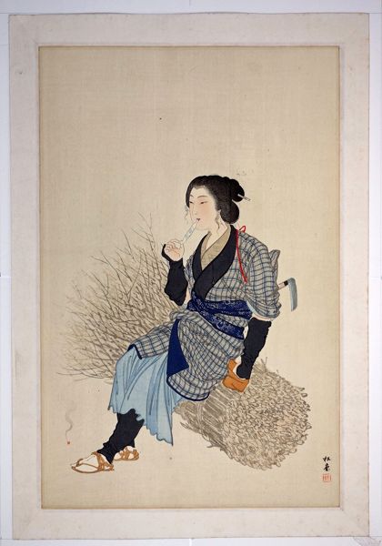 A Farming Lady Around Meiji 5 to 6