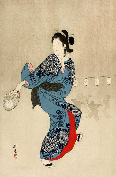 Bon Dance in Genroku Era