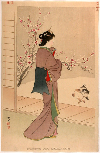 Merchant's wife in the Kyoho era (1716-36)