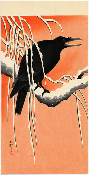 Crow and snow