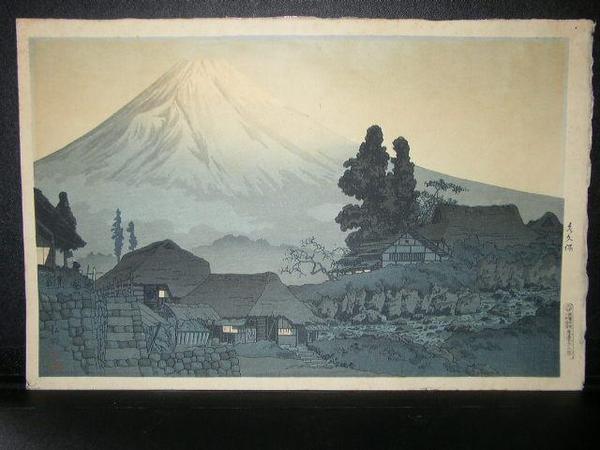 Fuji From Mizukubo, Evening Scene