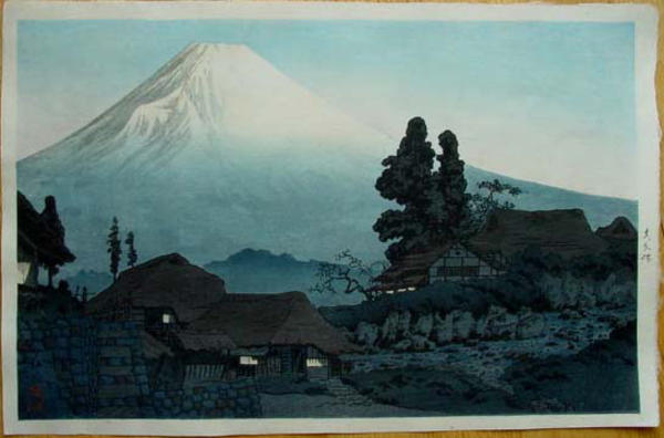 Fuji From Mizukubo, Evening Scene