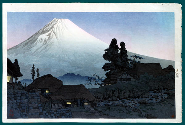 Fuji From Mizukubo, Evening Scene