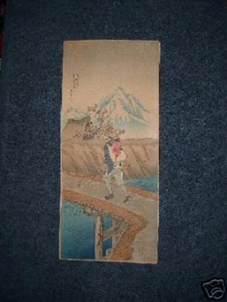 M-136-  Snow on a distant mountain