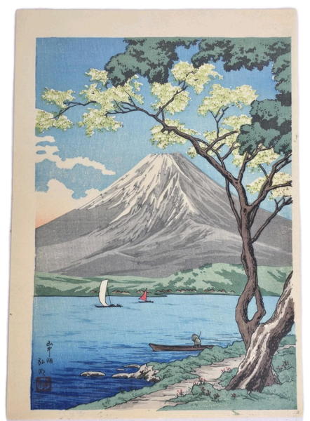 Mt Fuji from Lake Yamamaka