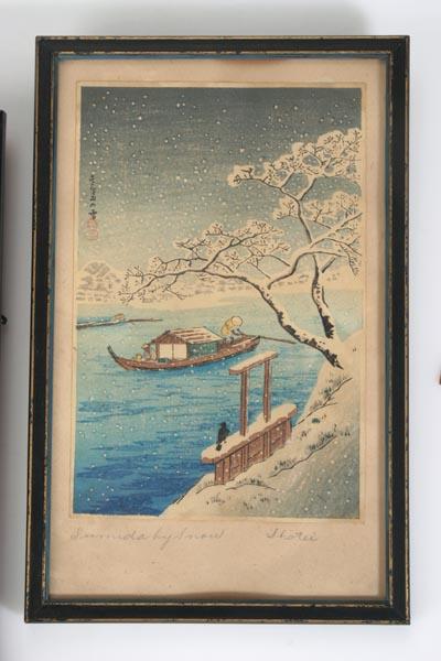 River Sumida in snow