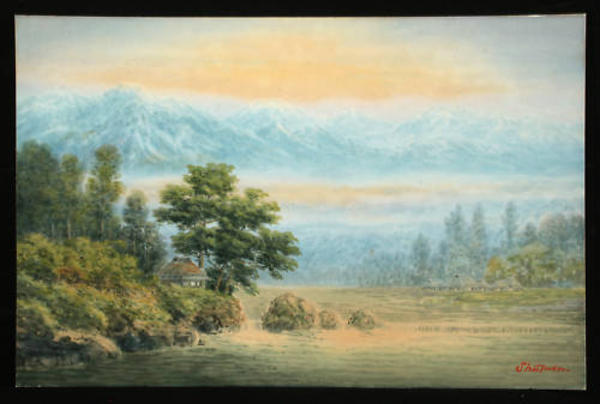 Cottage by Flowing River