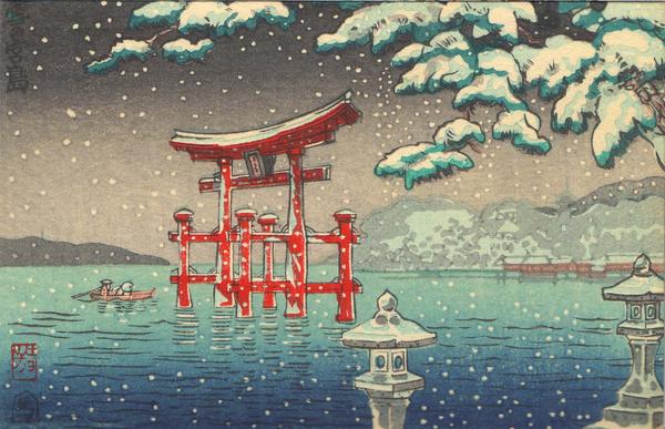 Miyajima in Snow