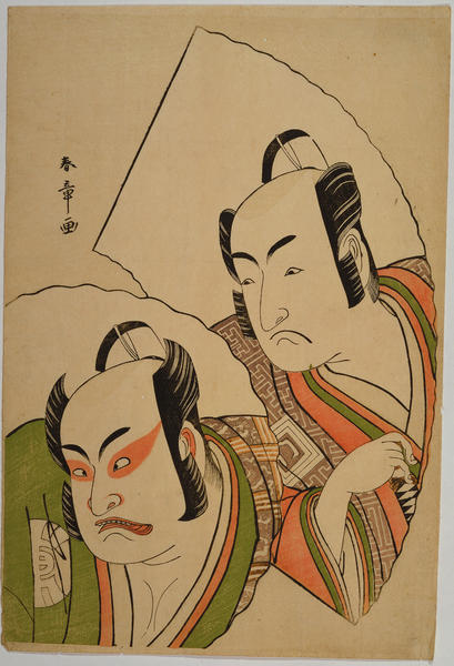 The Actors Ichikawa Monnosuke 2 and Bando Matataro 4
