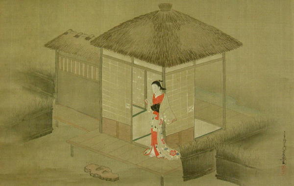 Bijin on an Engawa