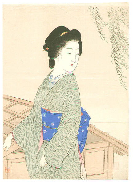 Bijin and Willow Tree
