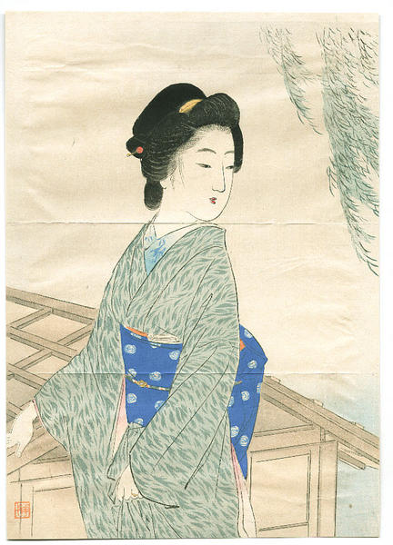 Bijin and Willow Tree