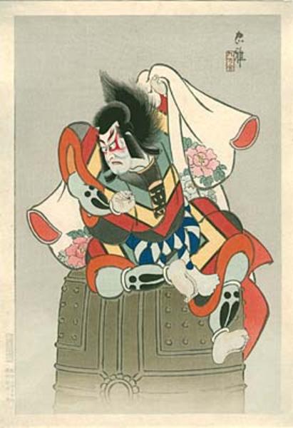 Kabuki drama Musume Dojoji- role of the demon of Kiyohime