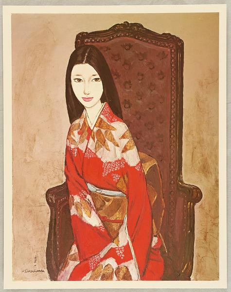 Woman in the Autumn - A dress for a special occasion