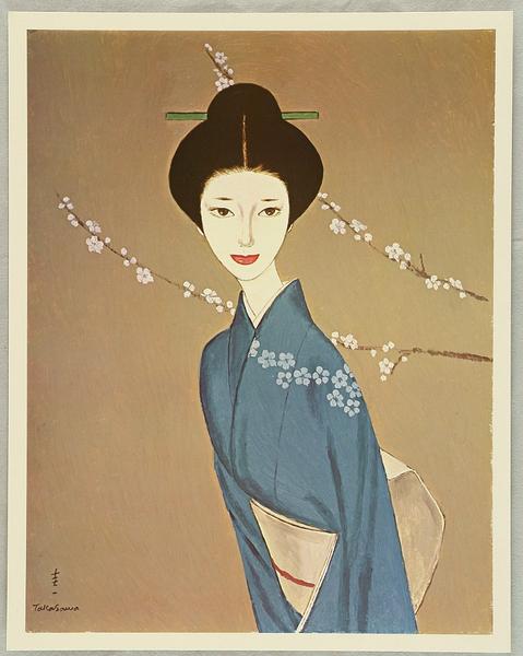 Woman in the Spring - Plum