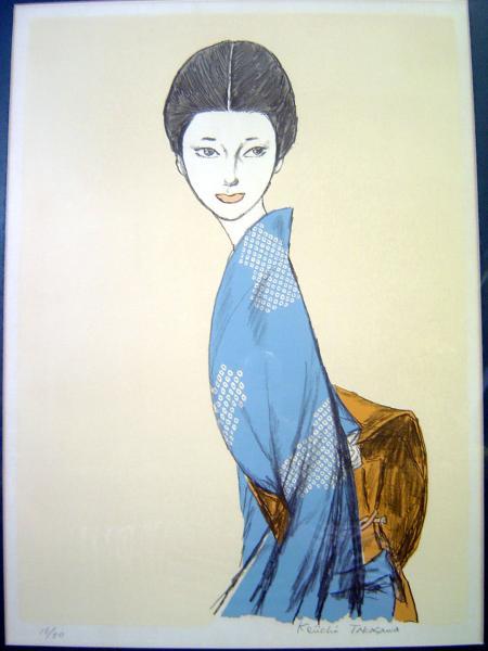 Looking Back- lithograph
