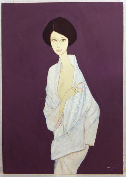 Woman in a Satin Kimono