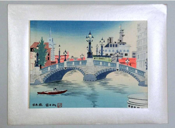 A Snow Scene of Nihonbashi Bridge (Winter)
