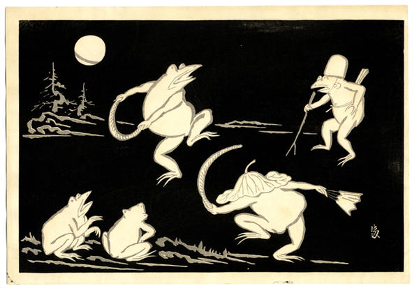 Dance of toads -trial print 4