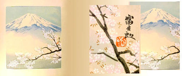 Mt. Fuji and Cherry Blossoms Viewed at Shizuoka in Spring