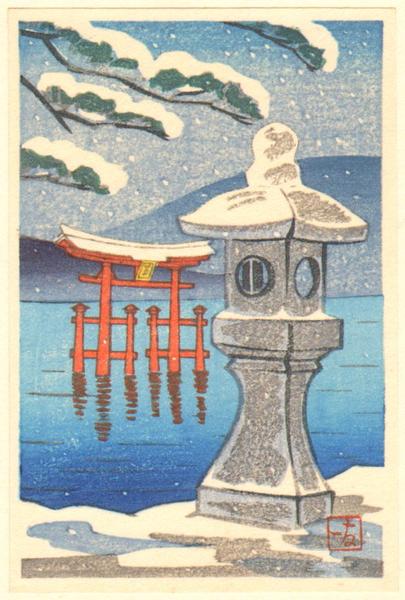 Miyajima in Snow