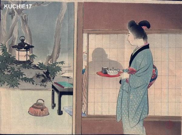Wife making tea