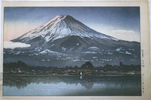 Morning Fuji from Lake Kawaguchi