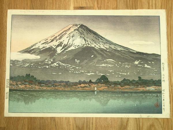 Morning Fuji from Lake Kawaguchi
