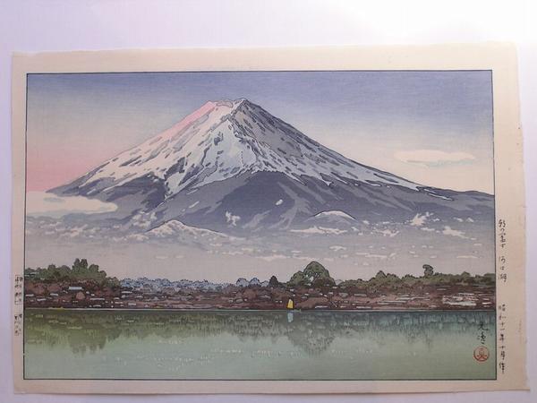 Morning Fuji from Lake Kawaguchi