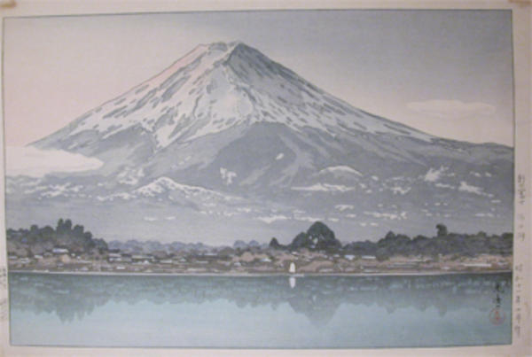 Morning Fuji from Lake Kawaguchi