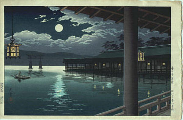 Summer Moon at Miyajima