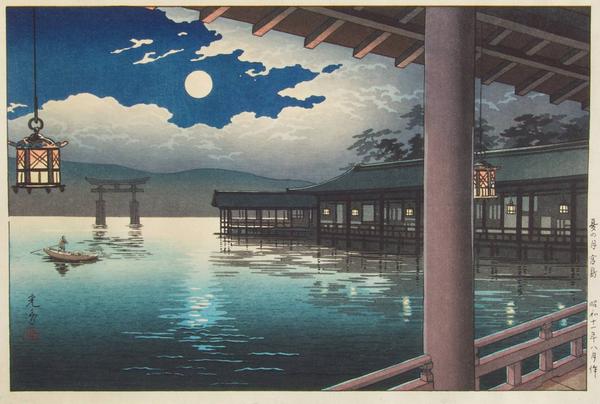 Summer Moon at Miyajima